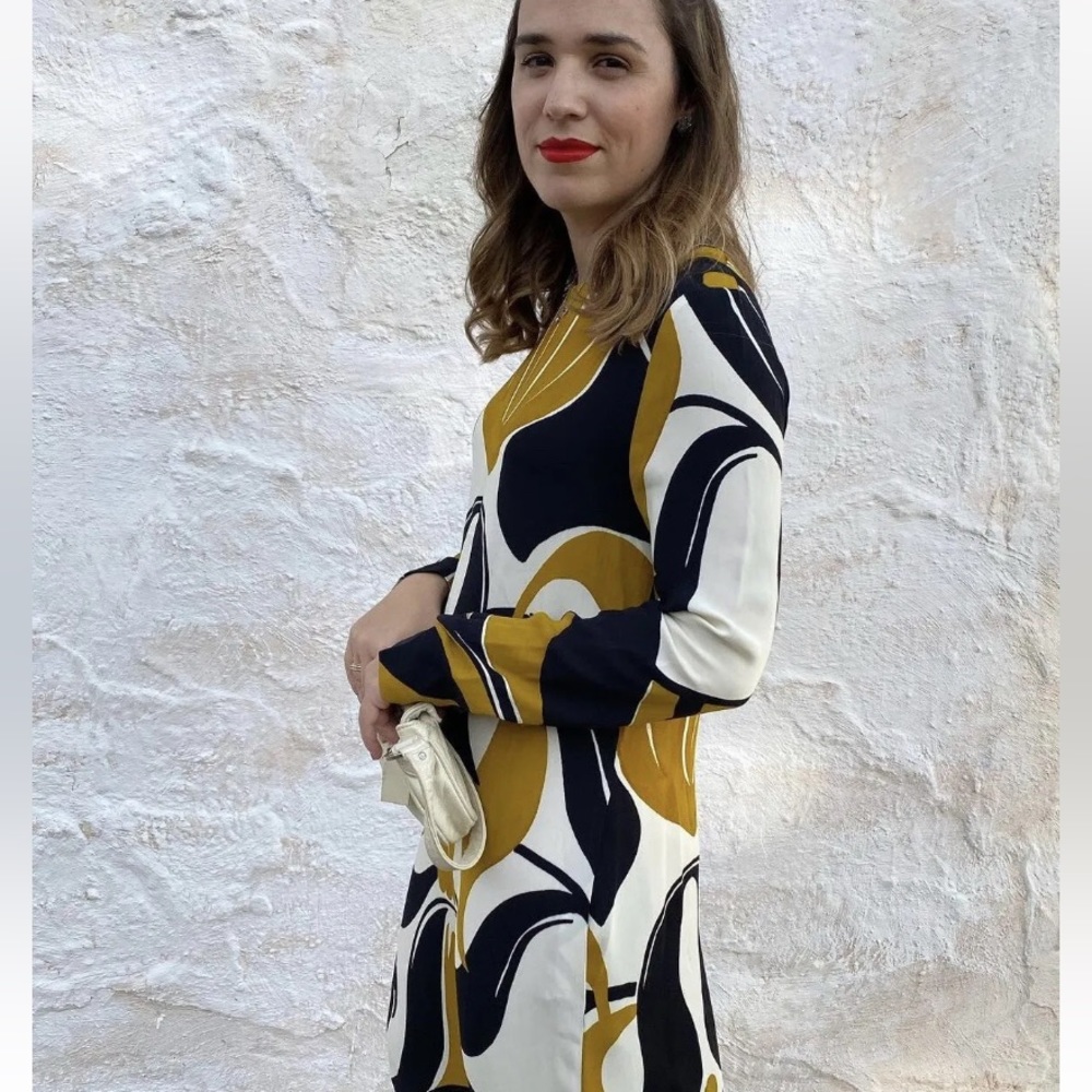 ZARA PRINTED LONG DRESS - Picture 5 of 7